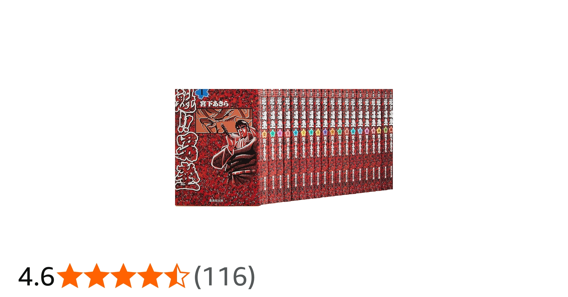 魁! ! 男塾 文庫版 コミック 全20巻完結セット (集英社文庫―コミック版