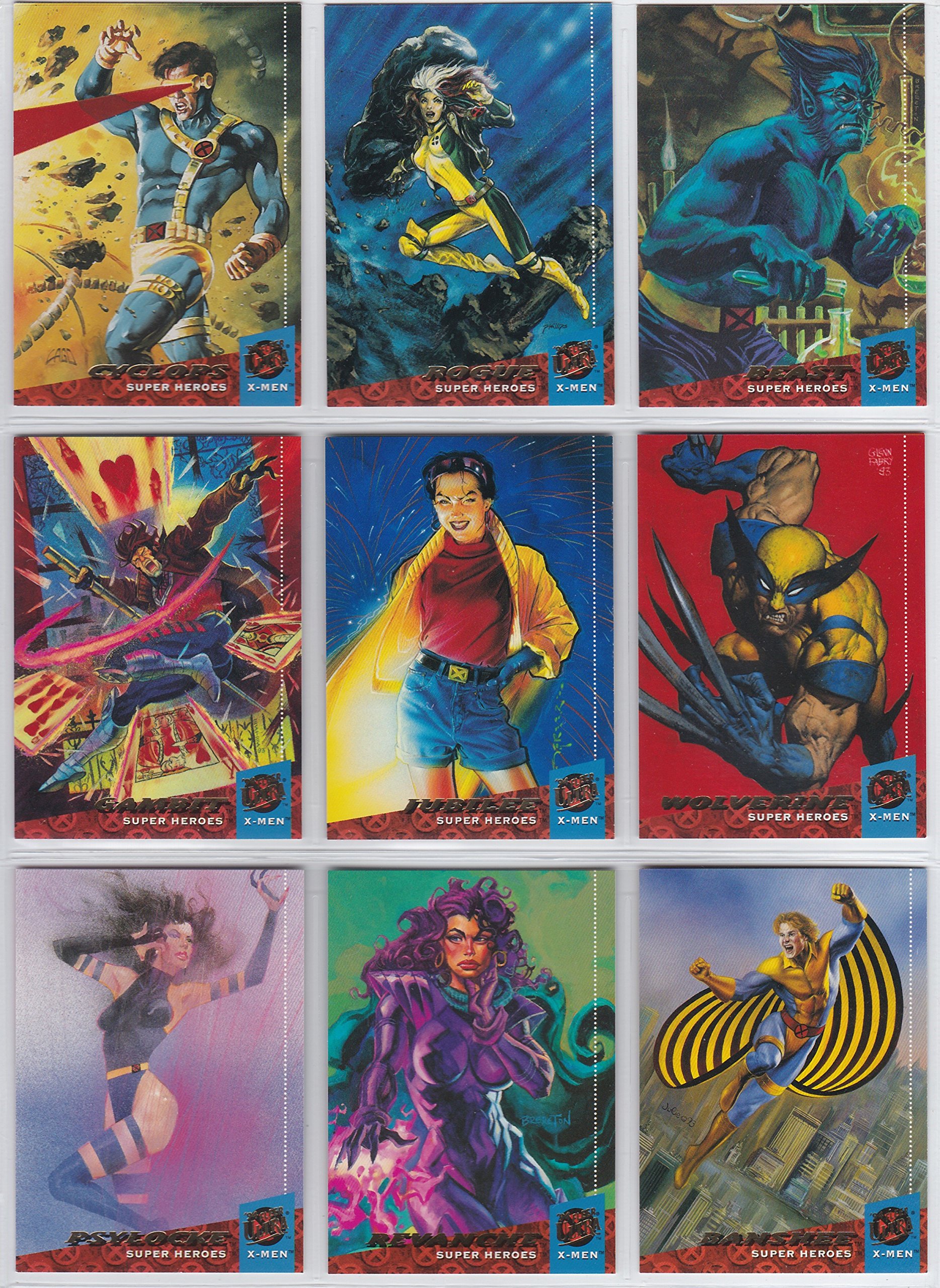 Amazon.co.jp: X - Men Fleer Ultra 1994 TradingカードCompleteセット