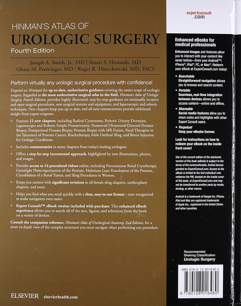 Amazon | Hinman's Atlas of Urologic Surgery, 4e | Smith Jr. MD
