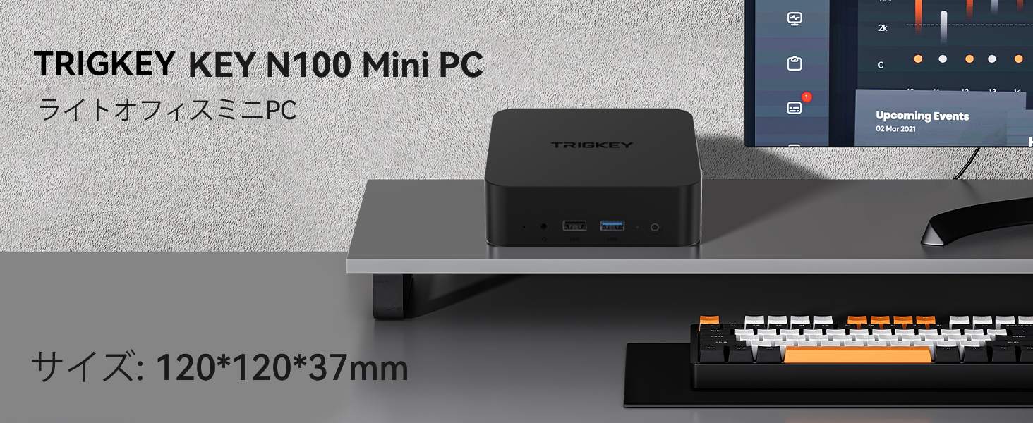 Amazon.co.jp: TRIGKEY ミニPC Key-N100 12世代 インテル mini pc 16GB