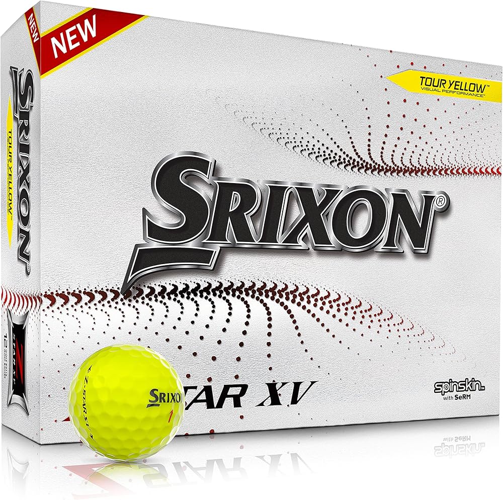 Amazon.co.jp: Srixonボール:Z-Star XV7 TYL (12) イエロー ワンサイズ