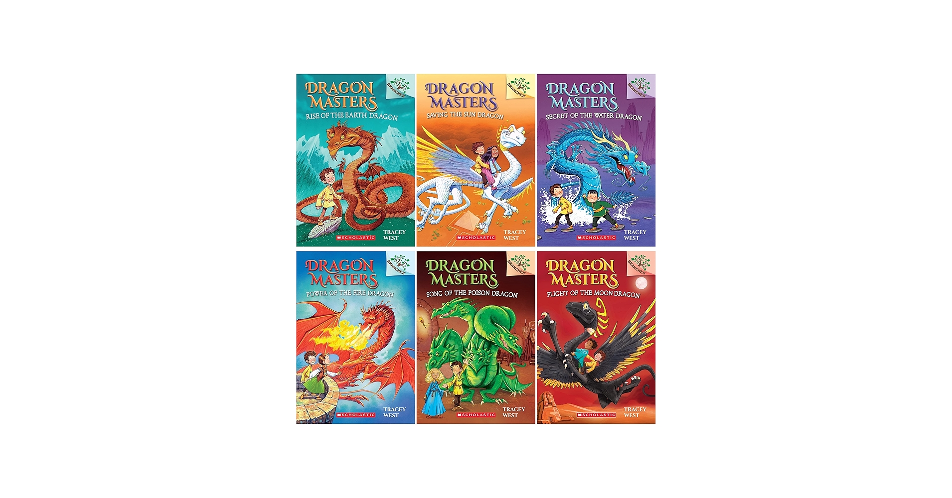 NEW SET! Dragon Masters Series SET I (Book 1 - Book 6): Tracey