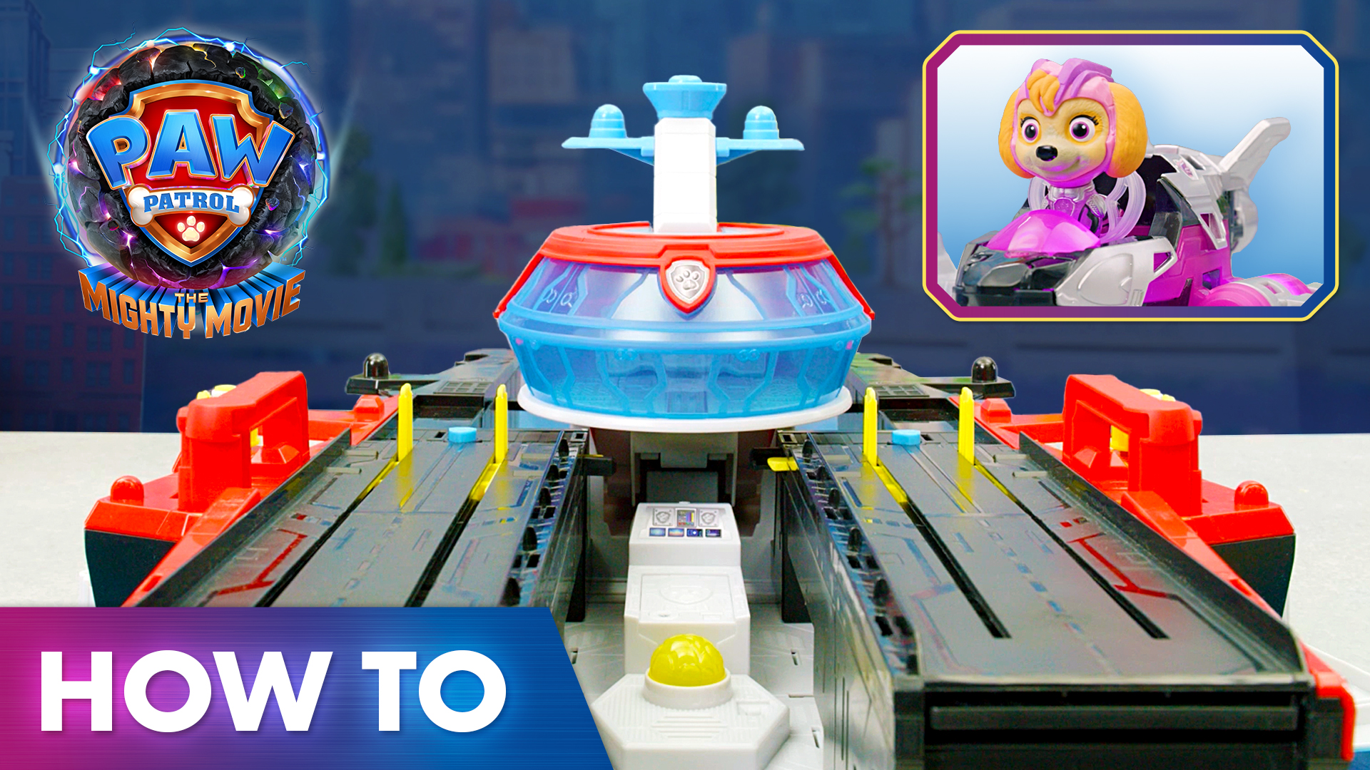 Amazon.com: Paw Patrol: The Mighty Movie, Aircraft Carrier HQ