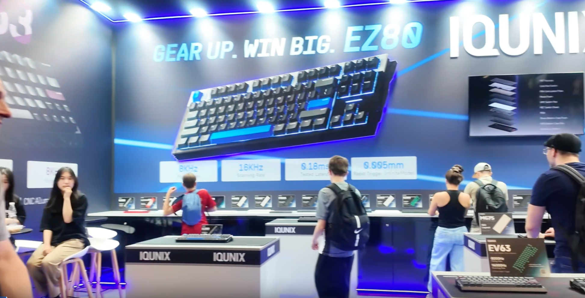 Amazon.com: IQUNIX ZX75 Gravity Wave Gaming Keyboard 75% RGB