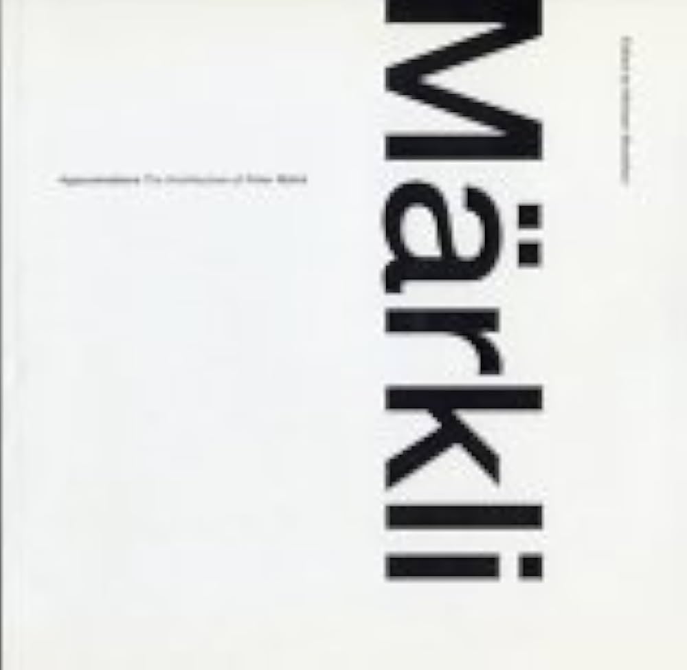 Amazon | Approximations: The Architecture of Peter Markli