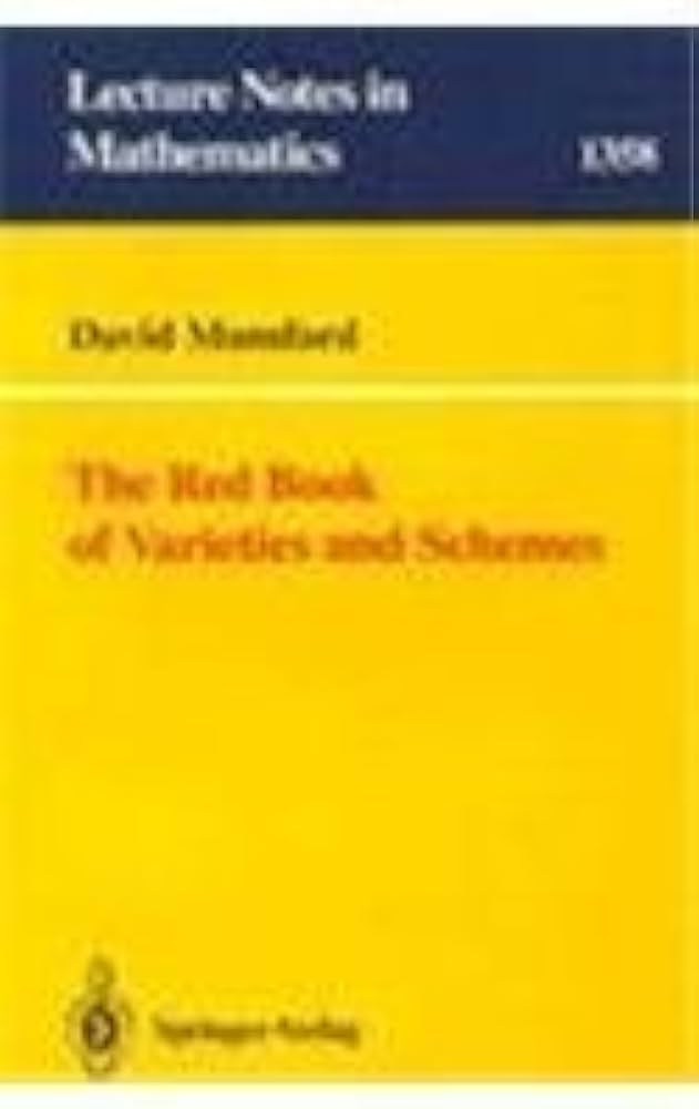 Amazon | The Red Book of Varieties and Schemes (Lecture Notes in