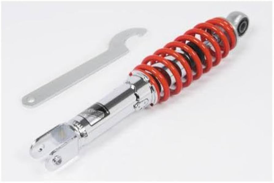 Amazon | SPタケガワ リアショックアブソーバー(クロムメッキ/レット