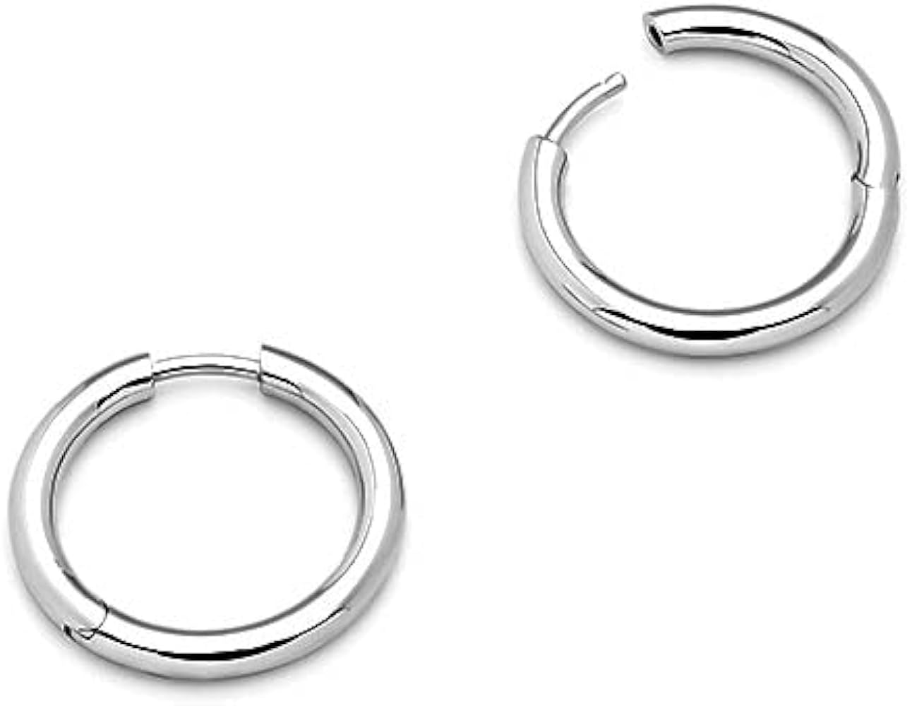 Amazon | TOMWOOD トムウッド Classic Hoops Medium シルバー