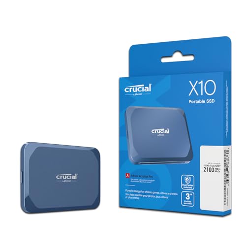 Amazon | Crucial(クルーシャル) X10 外付け SSD 1TB USB3.2/Type-C
