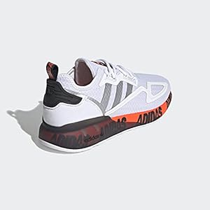 adidas Originals Erkek ZX 2K Boost Ayakkabı, Bulut Beyaz/Gümüş