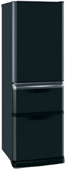 Amazon | 三菱冷蔵庫 プラチナブラック 右開き 370L MR-C37T-B | 三菱