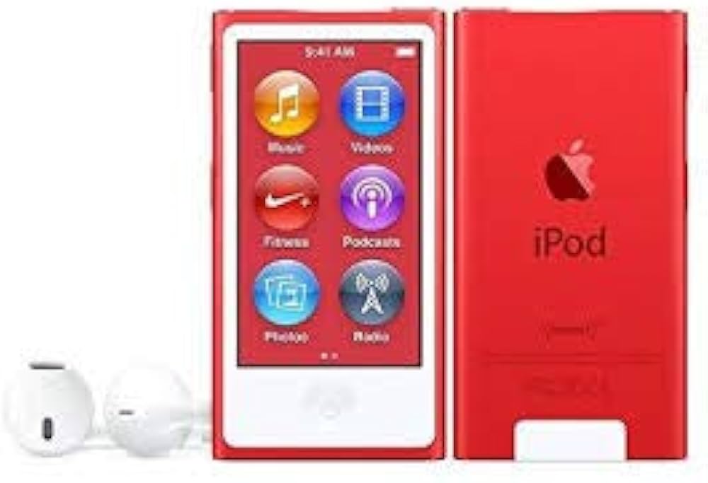 Apple iPod Nano 7. Nesil 16GB Ürün KIRMIZI MP3 Çalar : Amazon.com