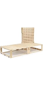 Amazon｜軽量折りたたみベッド 桐らくね プレミアム24 【日本製】 組立