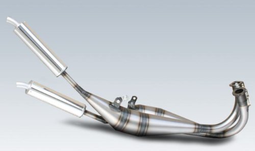 Amazon | RZ250 右2本クロスチャンバー TYPE-1 | チャンバー | 車＆バイク