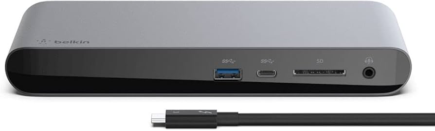 Amazon.co.jp: Belkin CONNECT Thunderbolt 3 Dock Pro 12 in 1
