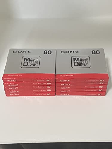 Amazon | SONY 録音用ミニディスク MD 80分 10枚セット MDW80T | Sony