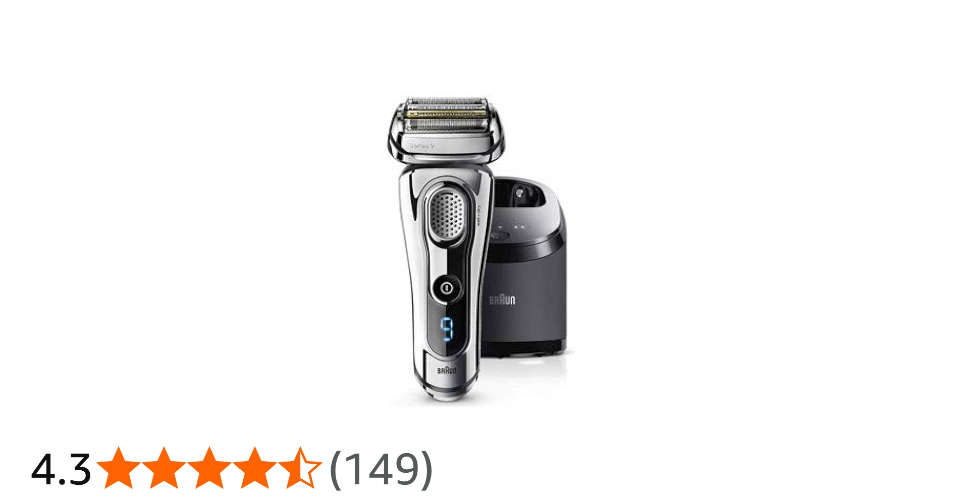 美品】BRAUN S9 9095ccメンズ電気シェーバー ブラウンシェーバー