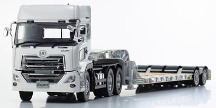 Amazon | 京商オリジナル 1/43 UD Quon GW 6x4 トラクター(ホワイト)＋