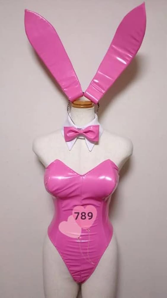 Amazon.co.jp: [KIFRAL] エナメルバニーガール ピンク長耳 コスプレ