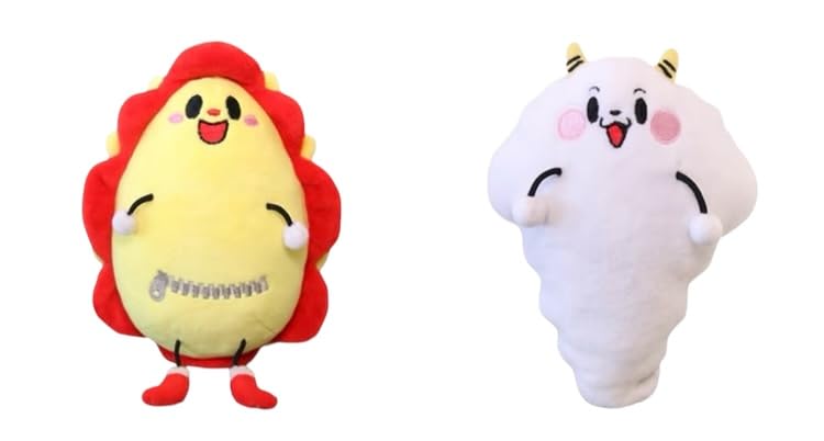 Amazon.co.jp: サンサンキッズTV サンサン くもりん ぬいぐるみ2体