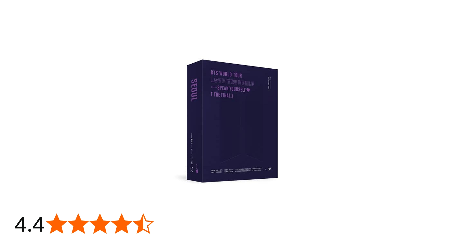 Amazon.co.jp | BTS WORLD TOUR 'LOVE YOURSELF : SPEAK YOURSELF