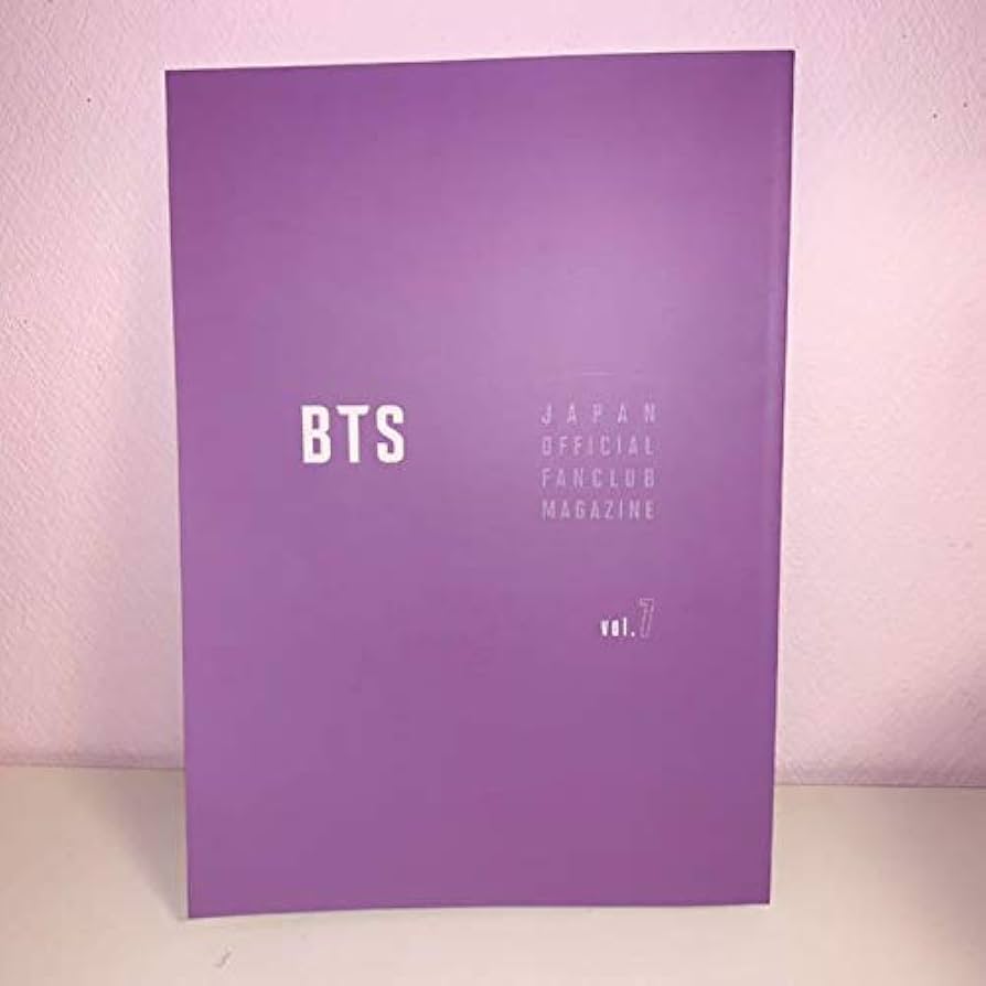 Amazon.co.jp: BTS JAPAN OFFICIAL FANCLUB MAGAZINE Vol7 : おもちゃ