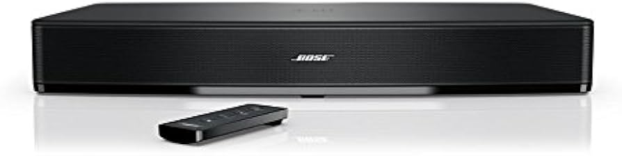 Amazon.com: Bose Solo TV Sound System : Electronics