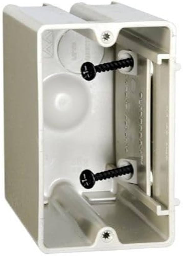 ALLIED MOULDED SB-1 New and Old Work Adjustable Single Gang