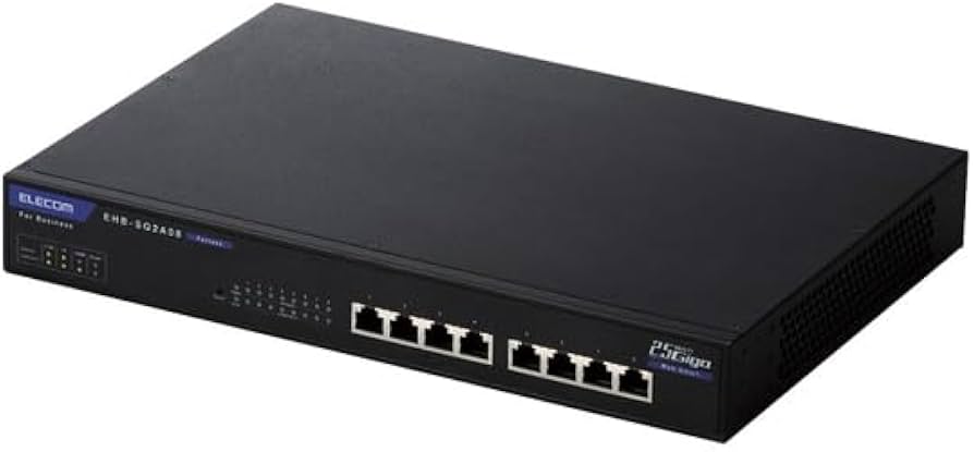 Amazon | エレコム 法人用Webスマートスイッチングハブ MultiGigabit