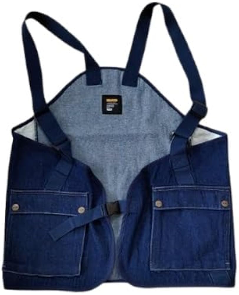 Amazon | [ブルコ] ユーティリティ ベスト D インディゴ 12OZ DENIM