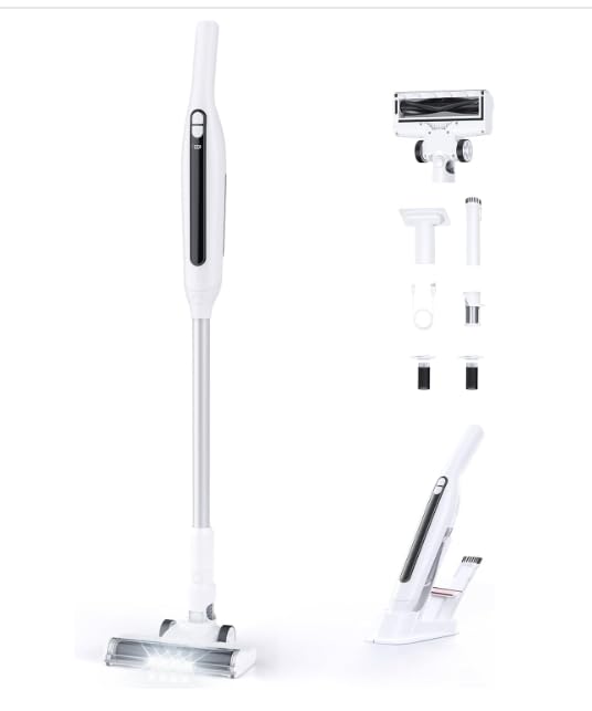 Amazon | 掃除機 コードレス 【2026新登場】70KPa超強力吸引&自立式