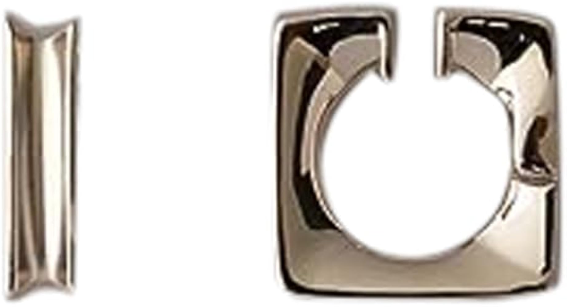 Amazon | [エテ] [ロウ] スクエア ハグイヤリング 842040 FREE