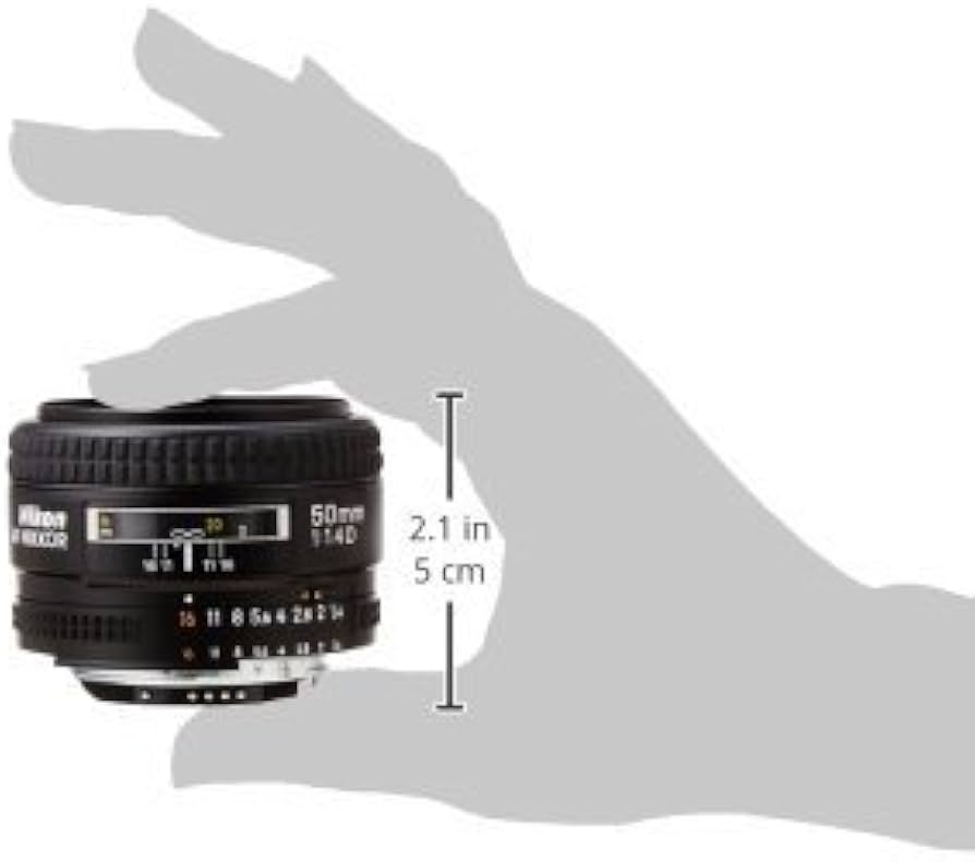 Amazon.com : Nikon AF FX NIKKOR 50mm F/1.4D DSLR Lens with Auto