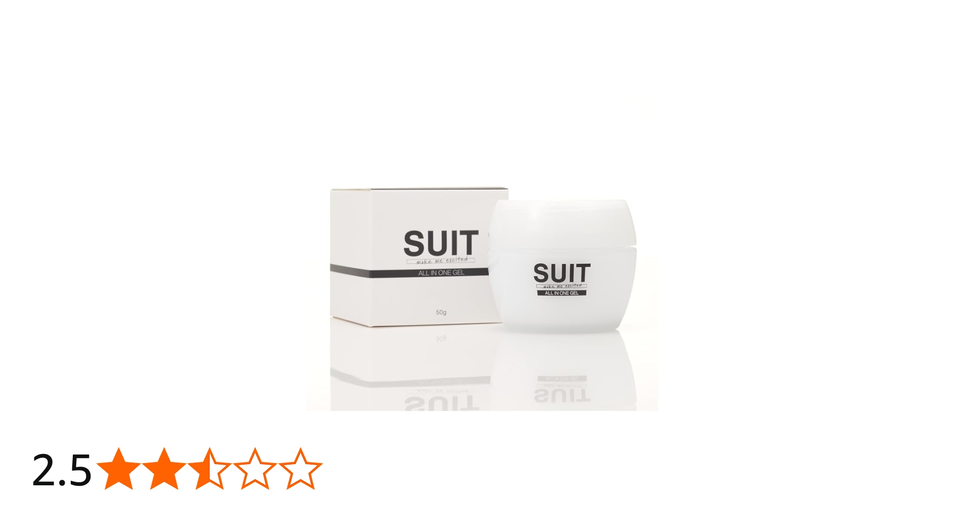 Amazon.co.jp: SUIT make me excited オールインワンゲル 50g ヒト脂肪