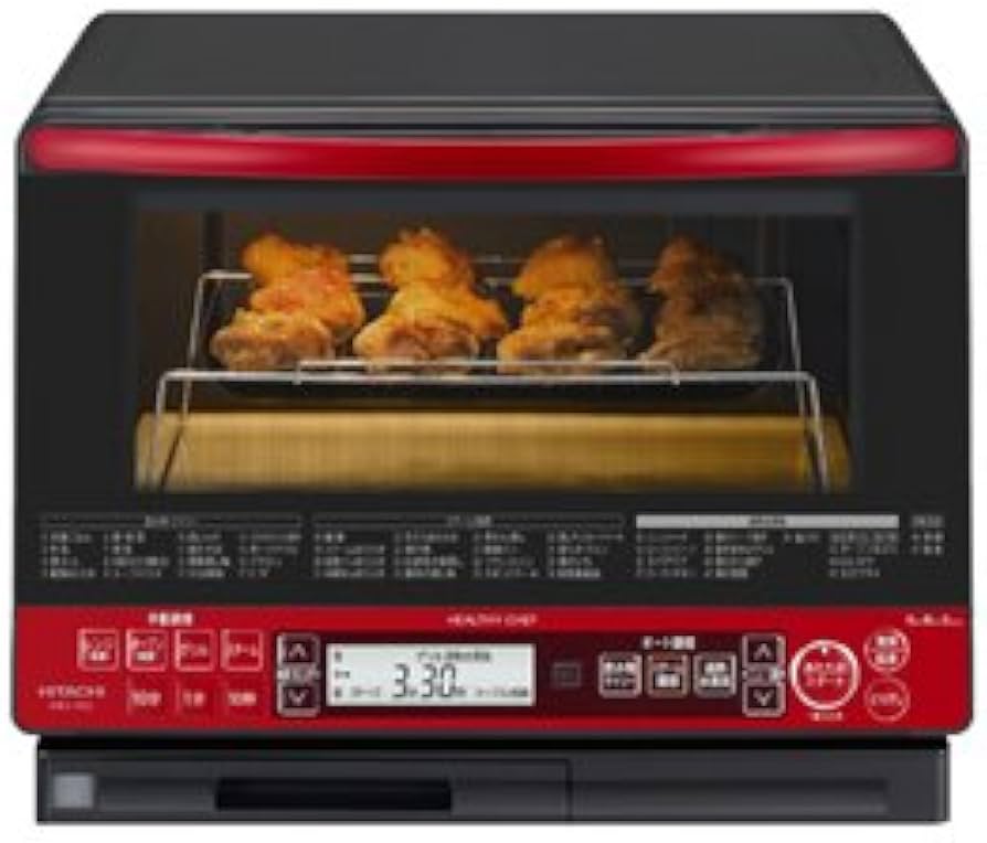 Amazon | 日立 過熱水蒸気オーブンレンジ ヘルシーシェフ パールレッド