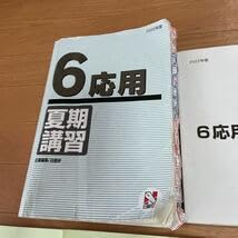 Amazon.co.jp: 2022年度 日能研 夏期講習テキスト 6年 応用 解答付き