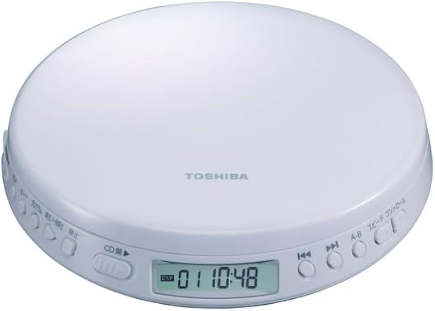 Amazon.co.jp: TOSHIBA(東芝) ポータブルCDプレーヤー TY-P10(W) 語学