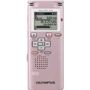 Amazon | OLYMPUS ICレコーダー Voice-Trek PNK ピンク V-62 | OM