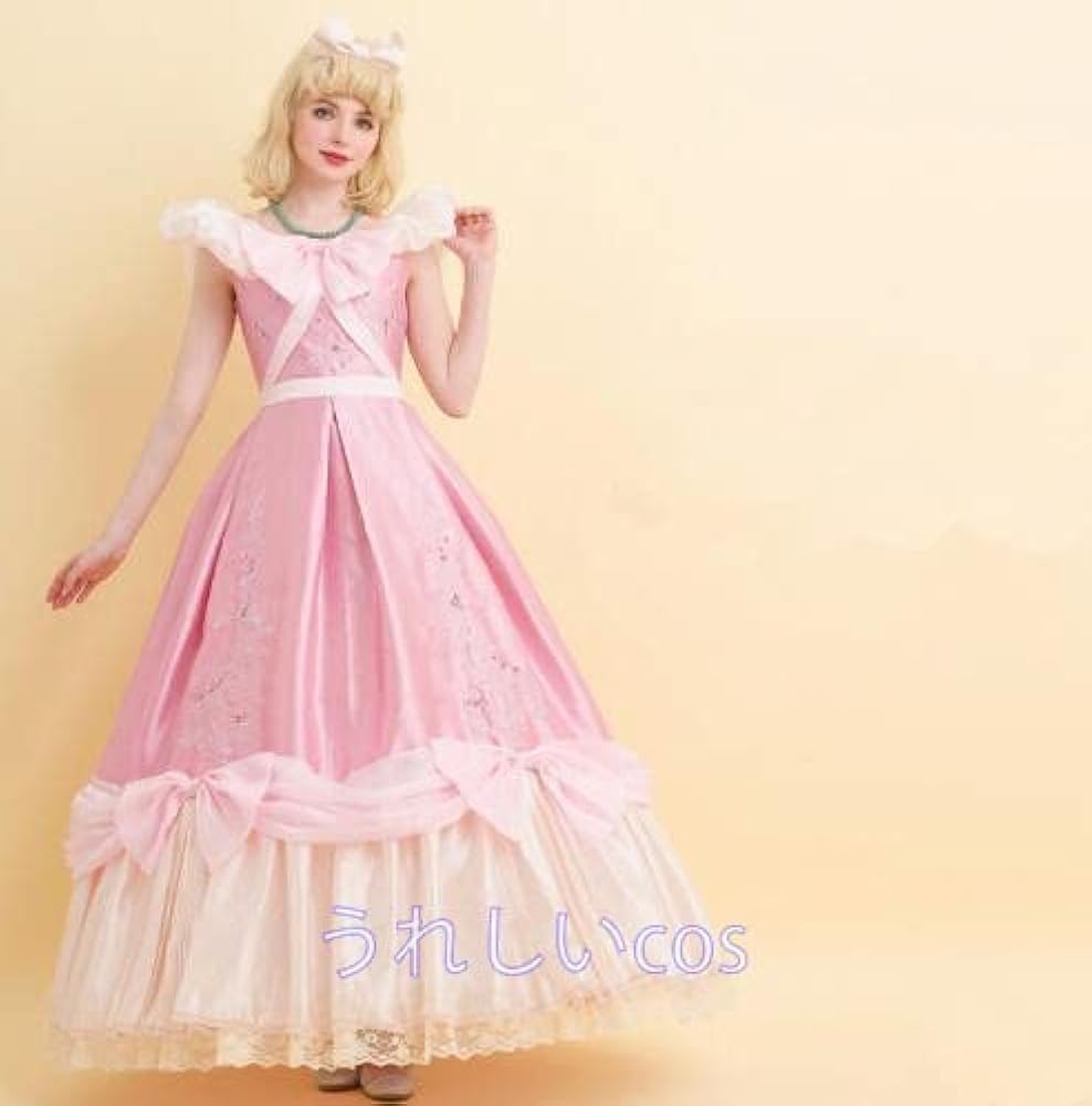 Amazon.co.jp: [2200] シンデレラ 母の形見ピンクドレス 仮装 衣装