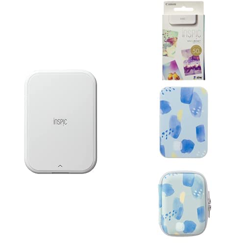 Amazon.co.jp: 【4点セット】Canon スマホ専用ミニフォトプリンター