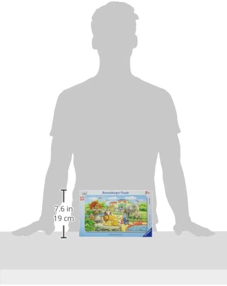 Amazon | Ravensburger ラベンスバーガー パズル 15ピース 動物園へ行