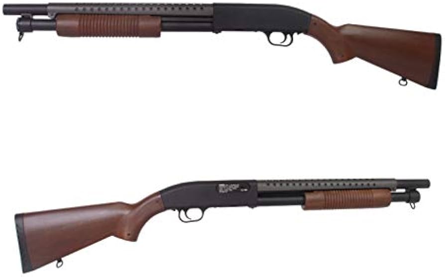 Amazon | DOUBLE EAGLE モスバーグM500 ウッド風ストックモデル エア