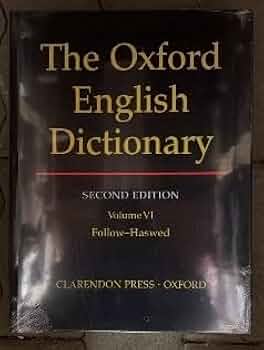 Oxford English Dictionary Edition Volume 1: J A Simpson