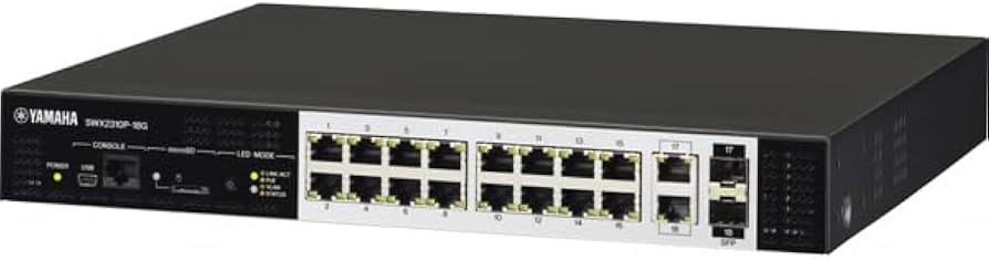 Amazon.co.jp: ヤマハ インテリジェントL2 PoEスイッチ SWX2310P-18G