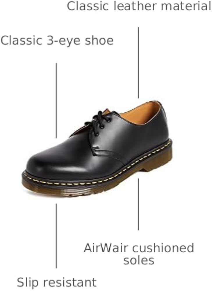 Amazon.com | Dr. Martens - 1461 3-Eye Leather Oxford Shoe for Men