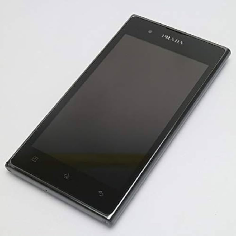 Amazon | docomo PRADA phone by LG L-02D Black | スマートフォン本体