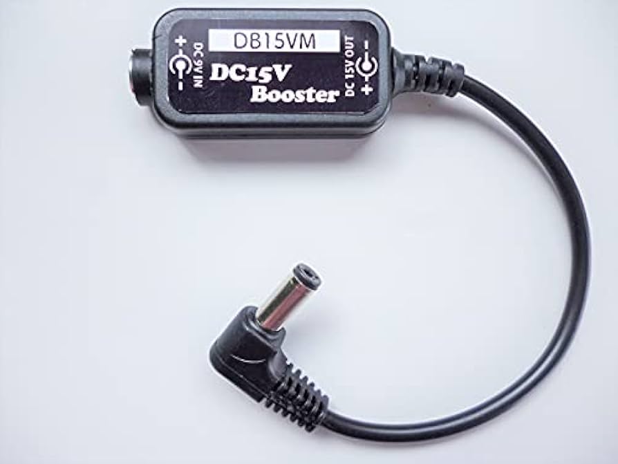 Amazon | エフェクター用 DC Booster 9V DC電圧を15Vに昇圧する電圧