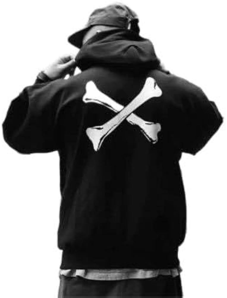 Amazon.co.jp: WTAPS cross bones hoody black パーカー フーディー