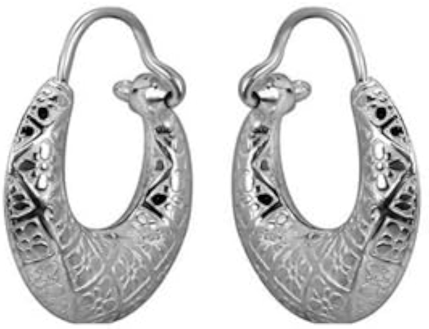 アクセサリー vintage hoop design pierce silver 925 アクセサリー