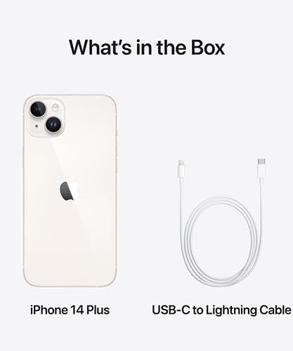 Amazon.com: Apple iPhone 14, 256GB, Starlight - Unlocked (Renewed